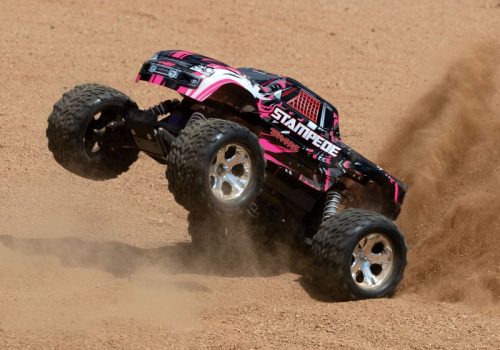 Stampede XL-5 1/10 2x4 avec batterie et chargeur # 36054-1-PINKX