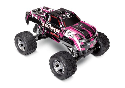Stampede XL-5 1/10 2x4 avec batterie et chargeur # 36054-1-PINKX