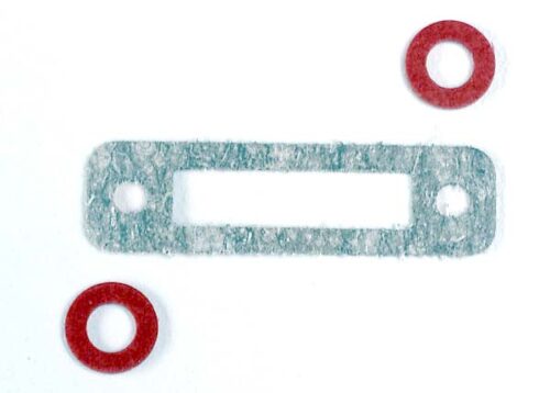 Exhaust header gasket (1)/ gaskets, pressure fitting (2) (for side exhaust engines only) # 3156