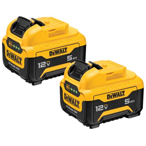 DeWALT - Batterie Lithium-Ion 12V MAX*, 5 AH (2/PQT)