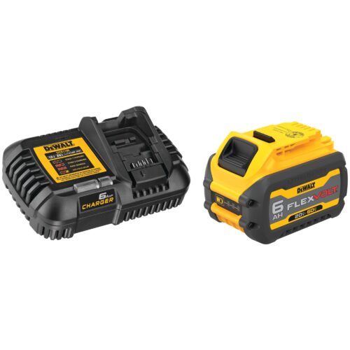 DeWALT - DCB606C 20V/60V 6 Ah Ensemble de batterie FLEXVOLT et chargeur