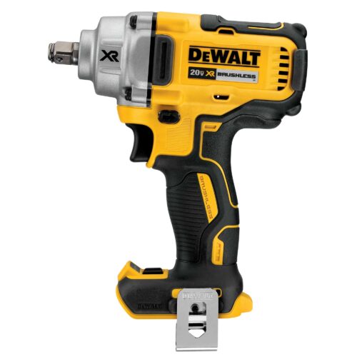 DeWALT - Clé à chocs à couple intermédiaire XR(R) sans fil de 1/2 po 20 V MAX* avec anneau ouvert (outil seulement)