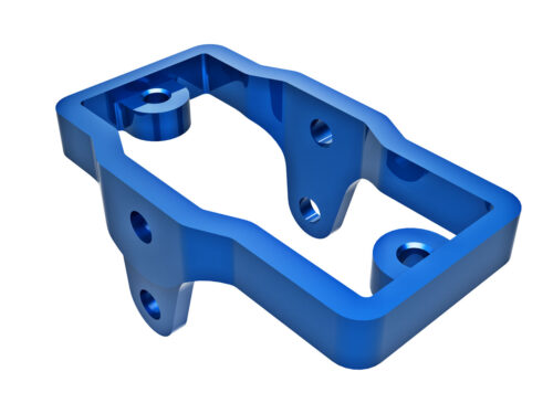 Servo mount, 6061-T6 aluminum (blue-anodized)