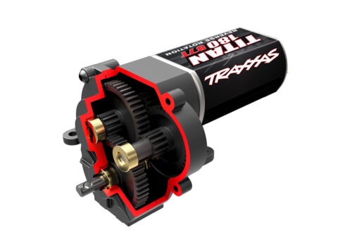 Transmission, complete (low range (crawl) gearing) (40.3:1 reduction ratio) (includes Titan 87T motor)