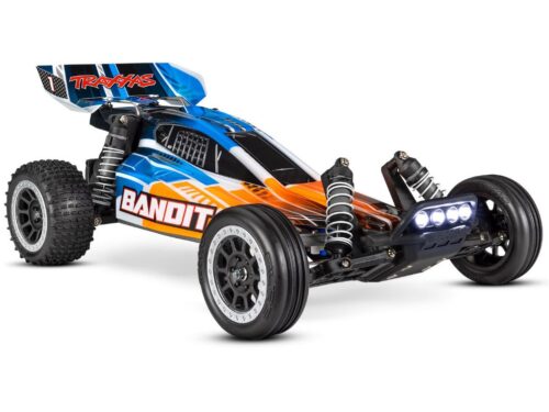 Slash: 1/10-Scale 2WD Short Course Racing Truck.  Ready-To-Race with TQ 2.4GHz radio system, XL-5 ESC (fwd/rev), and LED lights.  Includes: 7-Cell NiMH 3000mAh Traxxas battery